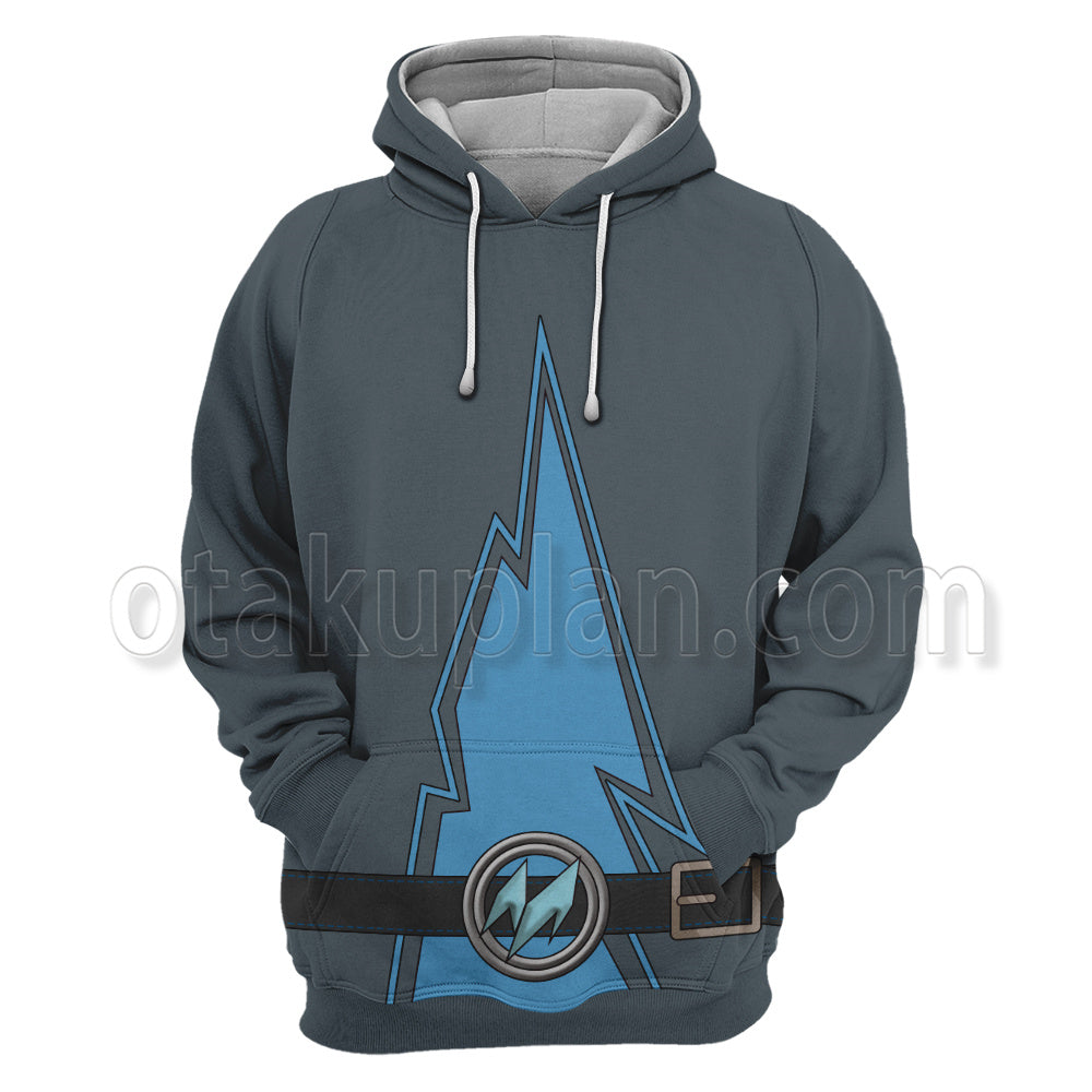 Megamind Blue Lightning Cosplay Hoodie