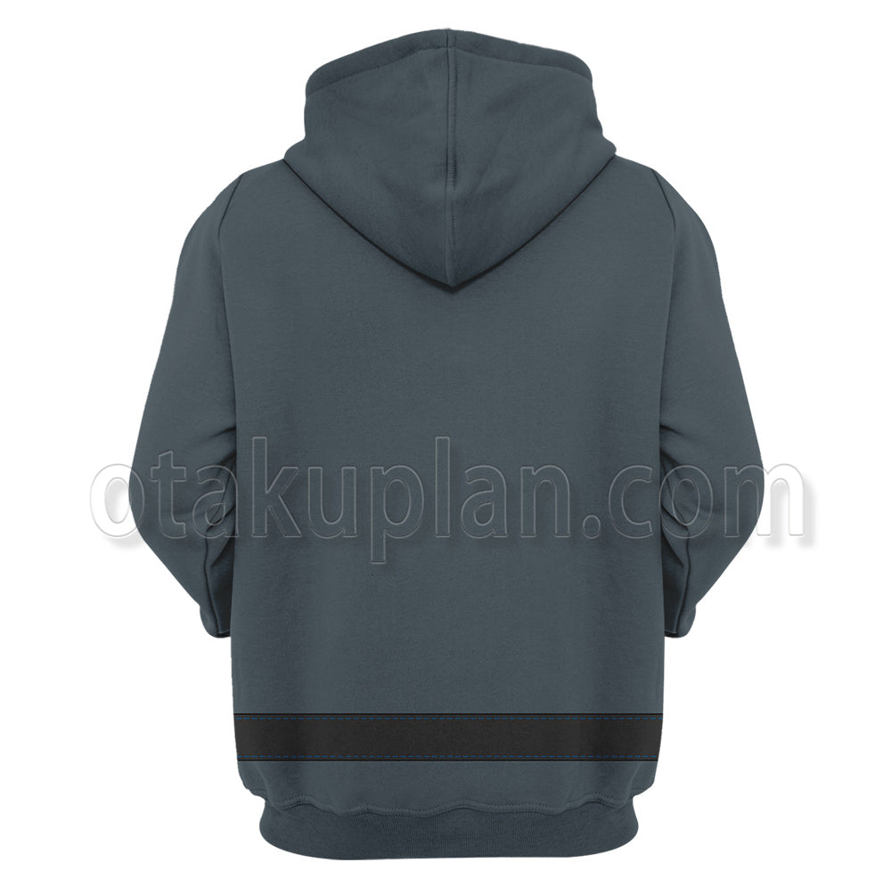 Megamind Blue Lightning Cosplay Hoodie