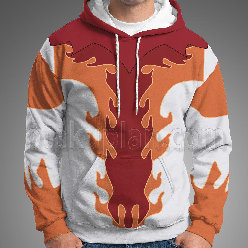 Megamind Hal Stewart Red And Orange Cosplay Hoodie