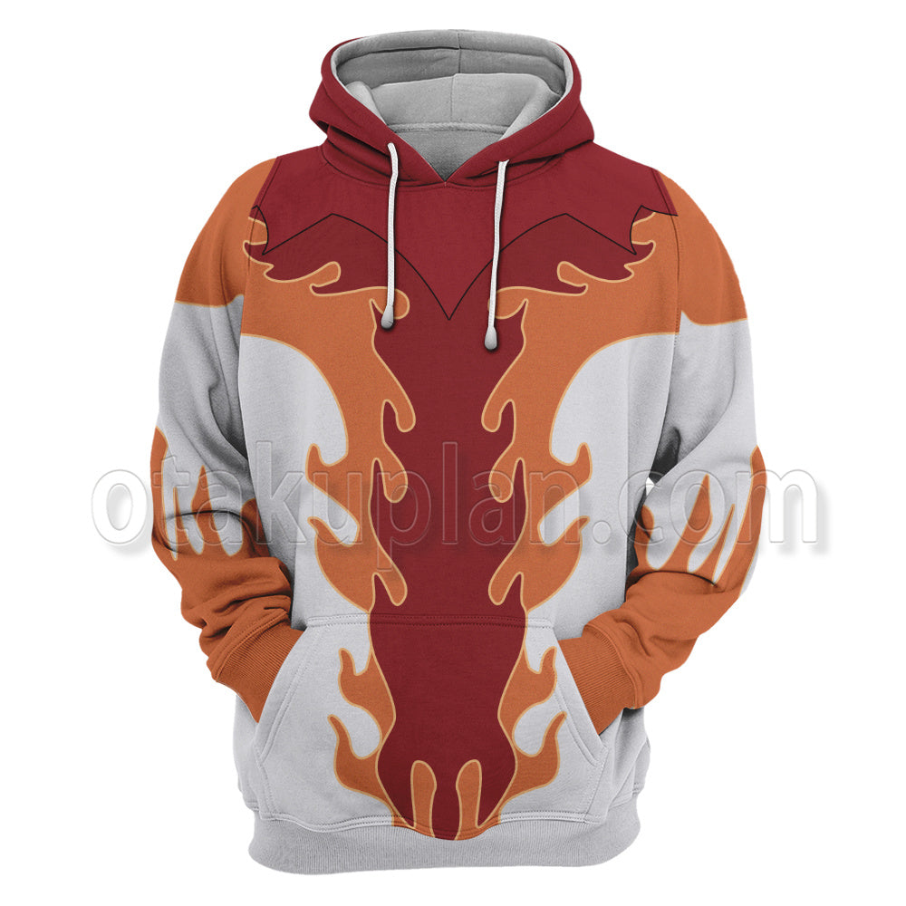 Megamind Hal Stewart Red And Orange Cosplay Hoodie