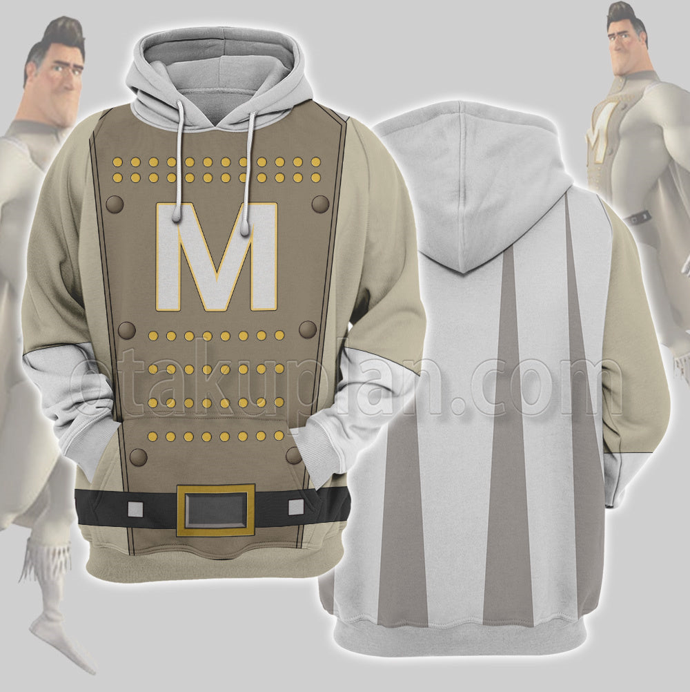 Megamind Metro Man Brown Cosplay Hoodie