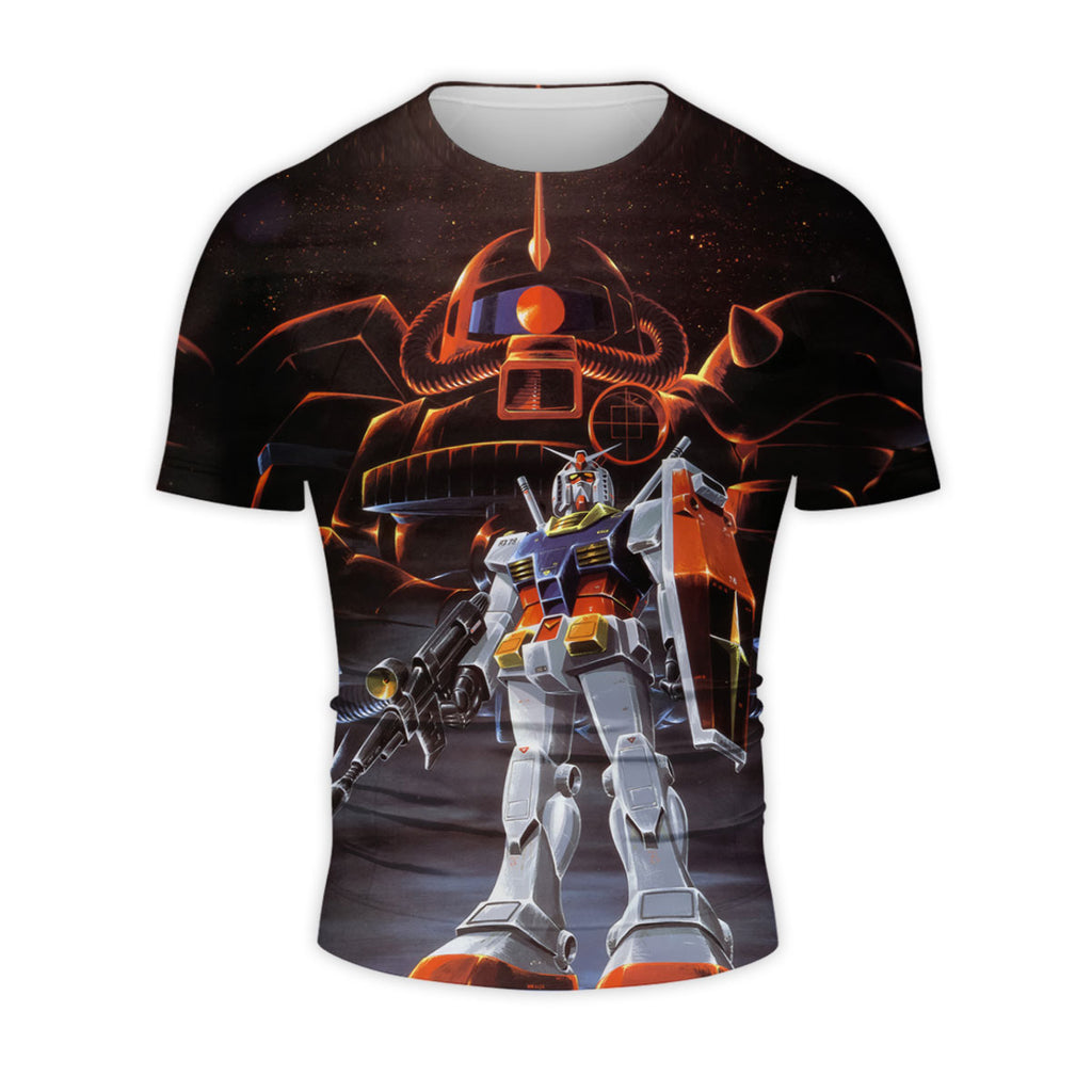 Mobile Suit Gundam Rx78 2 With Zaku Ii Anime Apparel