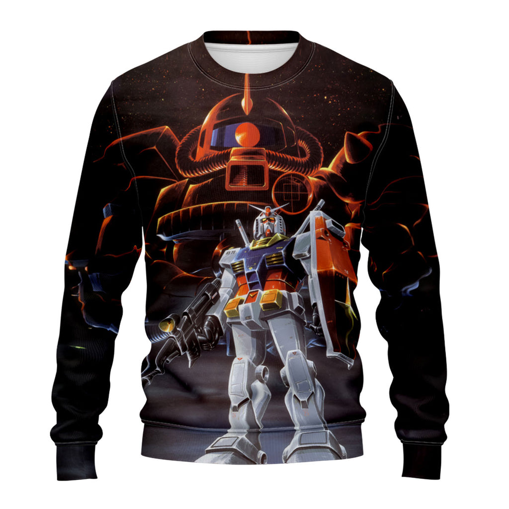 Mobile Suit Gundam Rx78 2 With Zaku Ii Anime Apparel