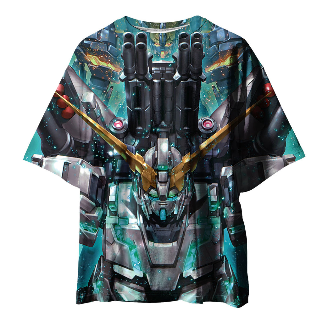 Mobile Suit Gundam Unicorn With Weaponry Anime Apparel