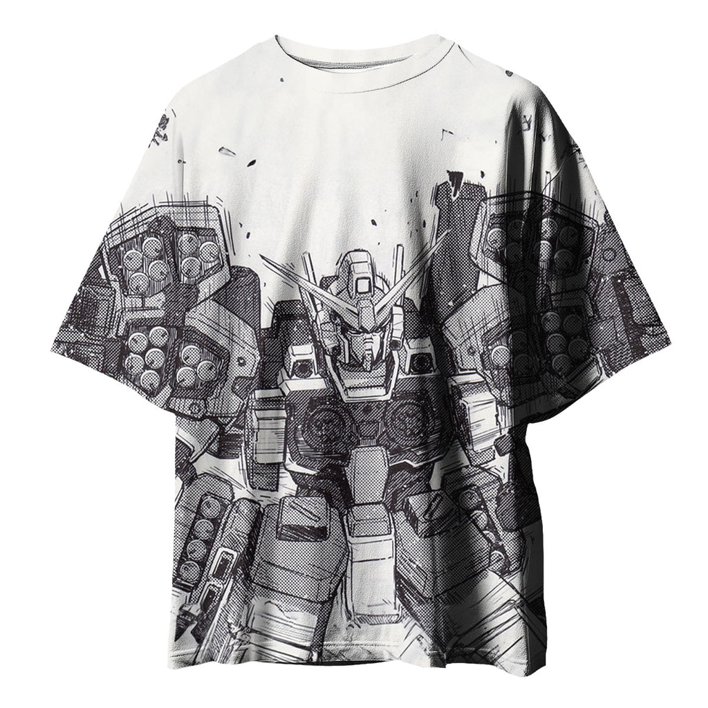 Mobile Suit Gundam Wing Heavy Gunner.Png Anime Apparel