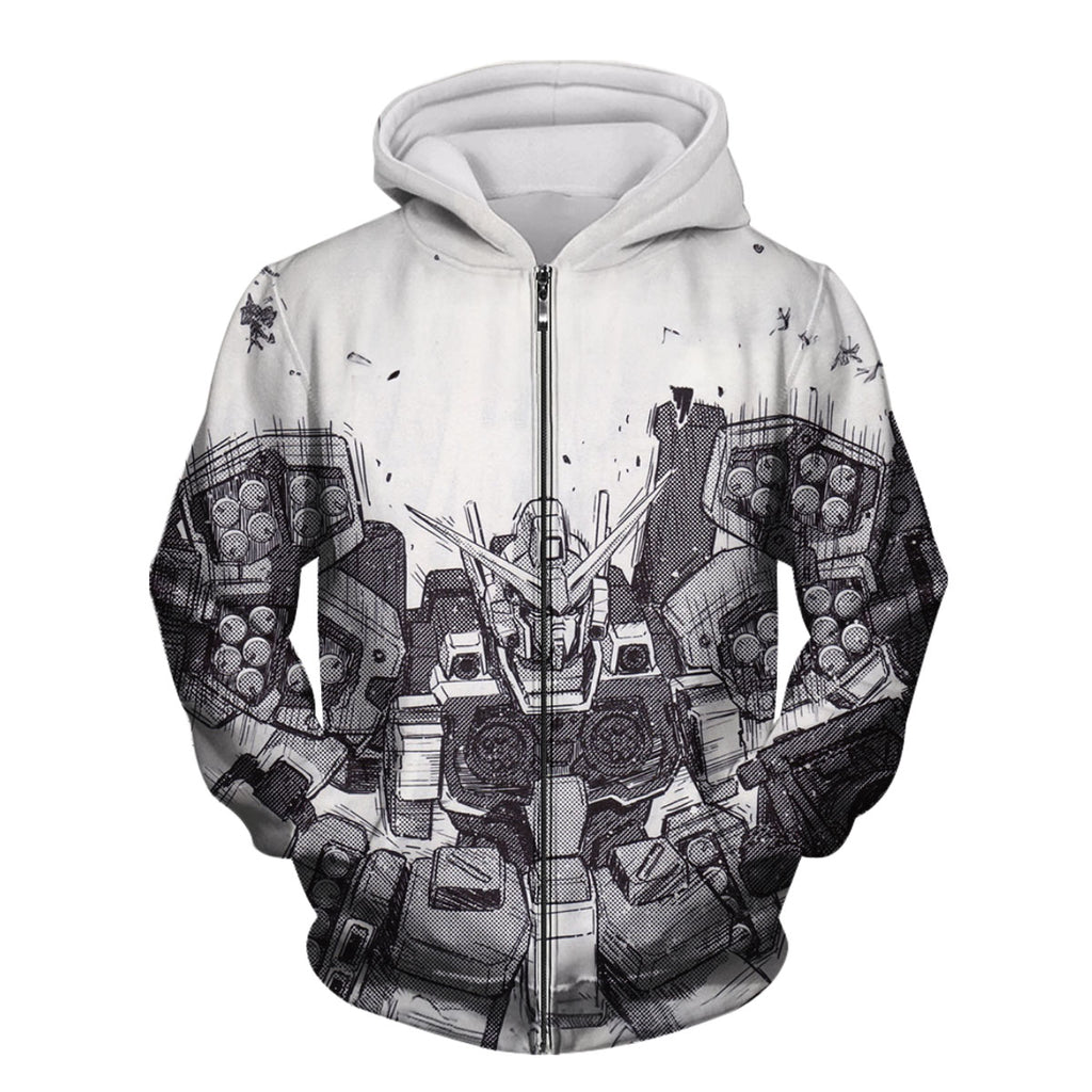 Mobile Suit Gundam Wing Heavy Gunner.Png Anime Apparel