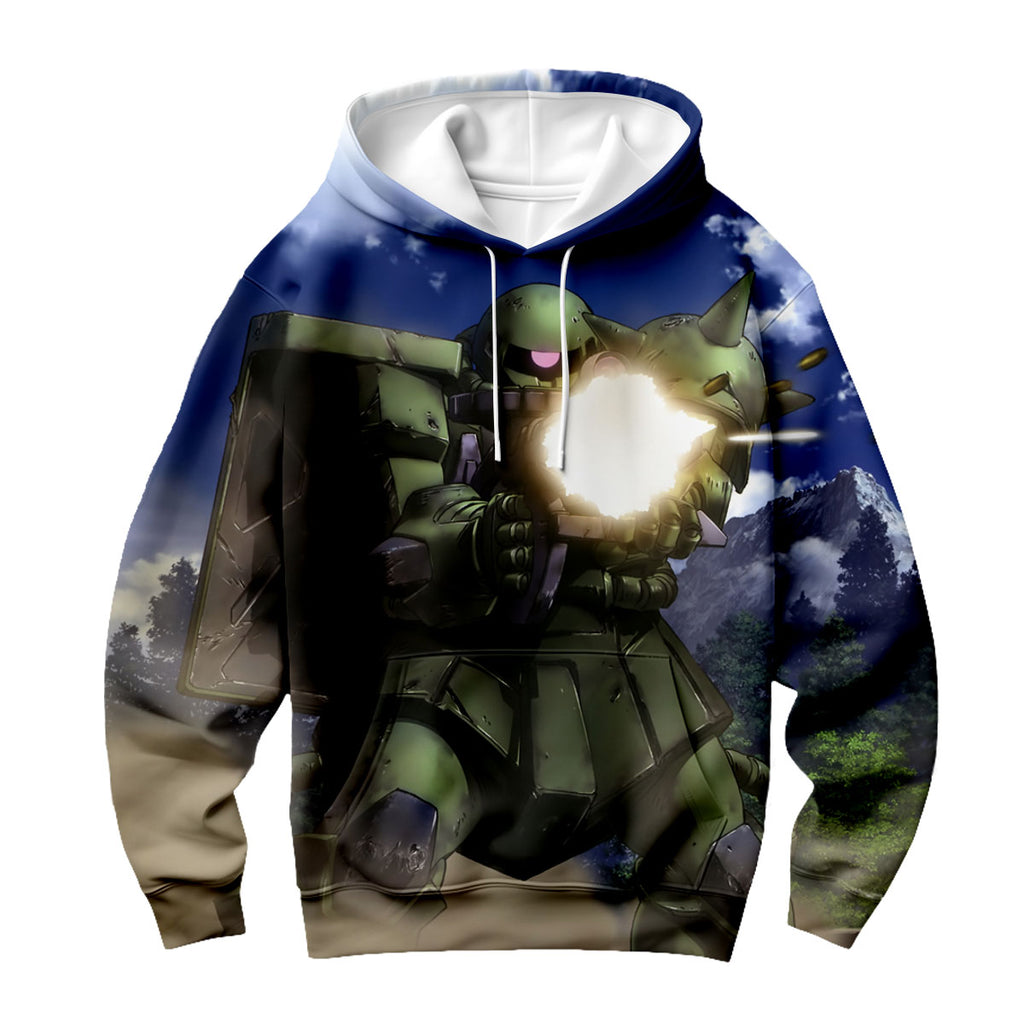 Mobile Suit Gundam Zaku Shooting Anime Apparel