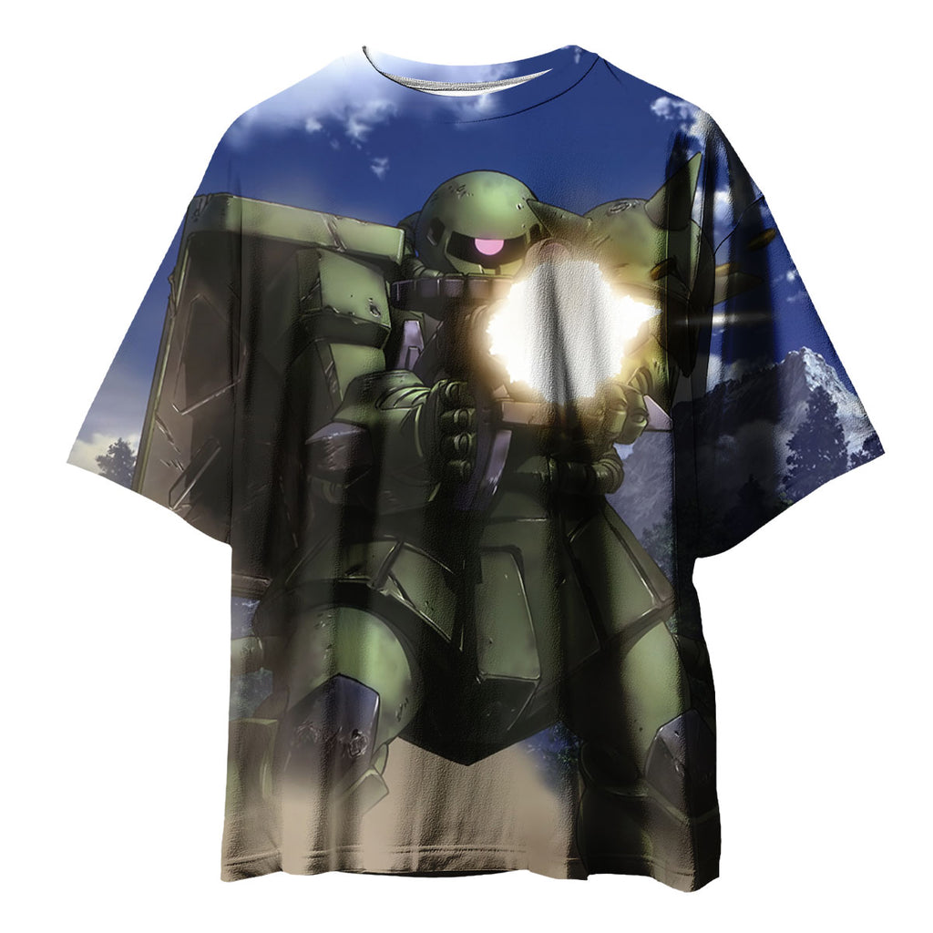 Mobile Suit Gundam Zaku Shooting Anime Apparel