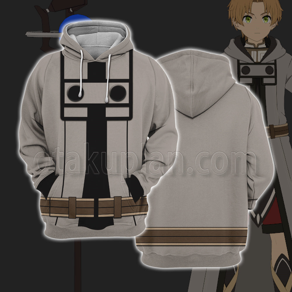 Mushoku Tensei Teen Rudeus Grey Cosplay Hoodie
