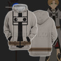 Mushoku Tensei Teen Rudeus Grey Cosplay Hoodie