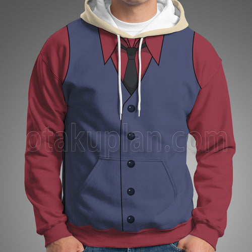 Anime Bakugou Katsuki Red Suit Cosplay Hoodie