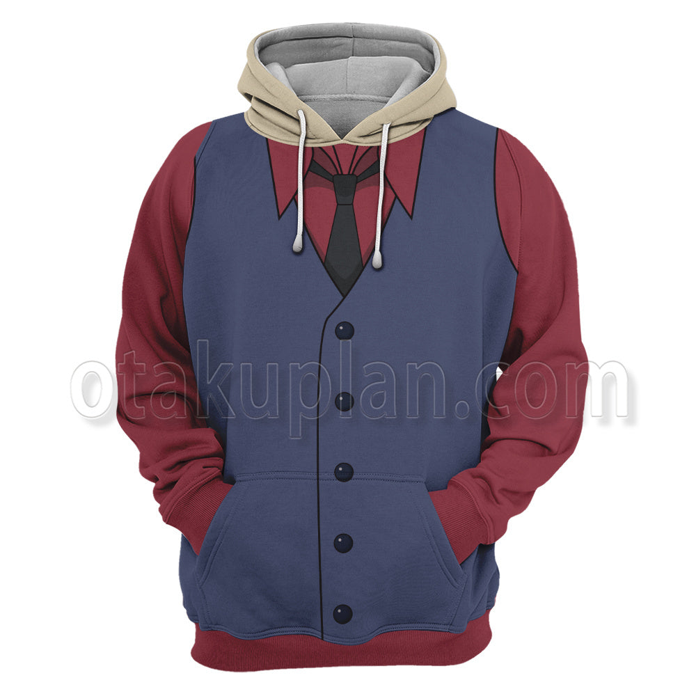 Anime Bakugou Katsuki Red Suit Cosplay Hoodie