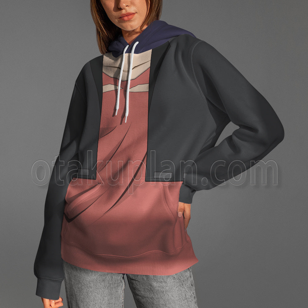Anime Jirou Kyouka Pink Cosplay Hoodie