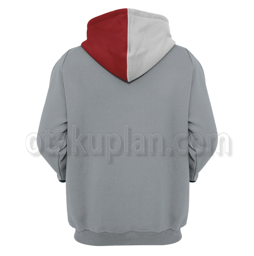 Anime Todoroki Shouto Grey Uniform Cosplay Hoodie