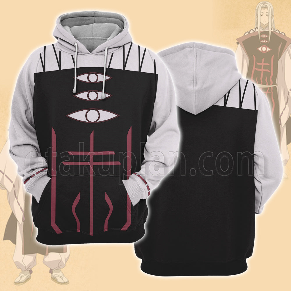 Nurarihyon No Mago Keikain Akifusa Eyes Cosplay Hoodie