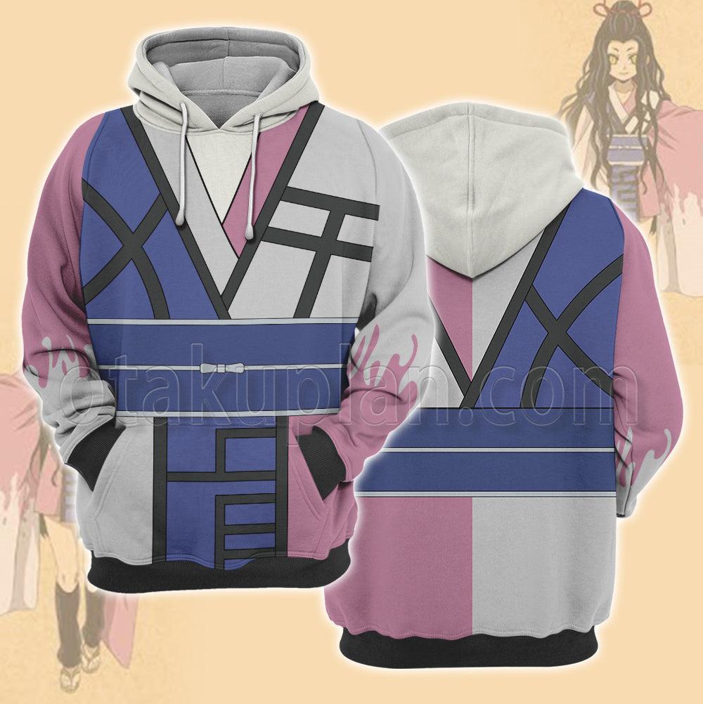 Nurarihyon No Mago Kyokotsu Daughter Kimono Cosplay Hoodie