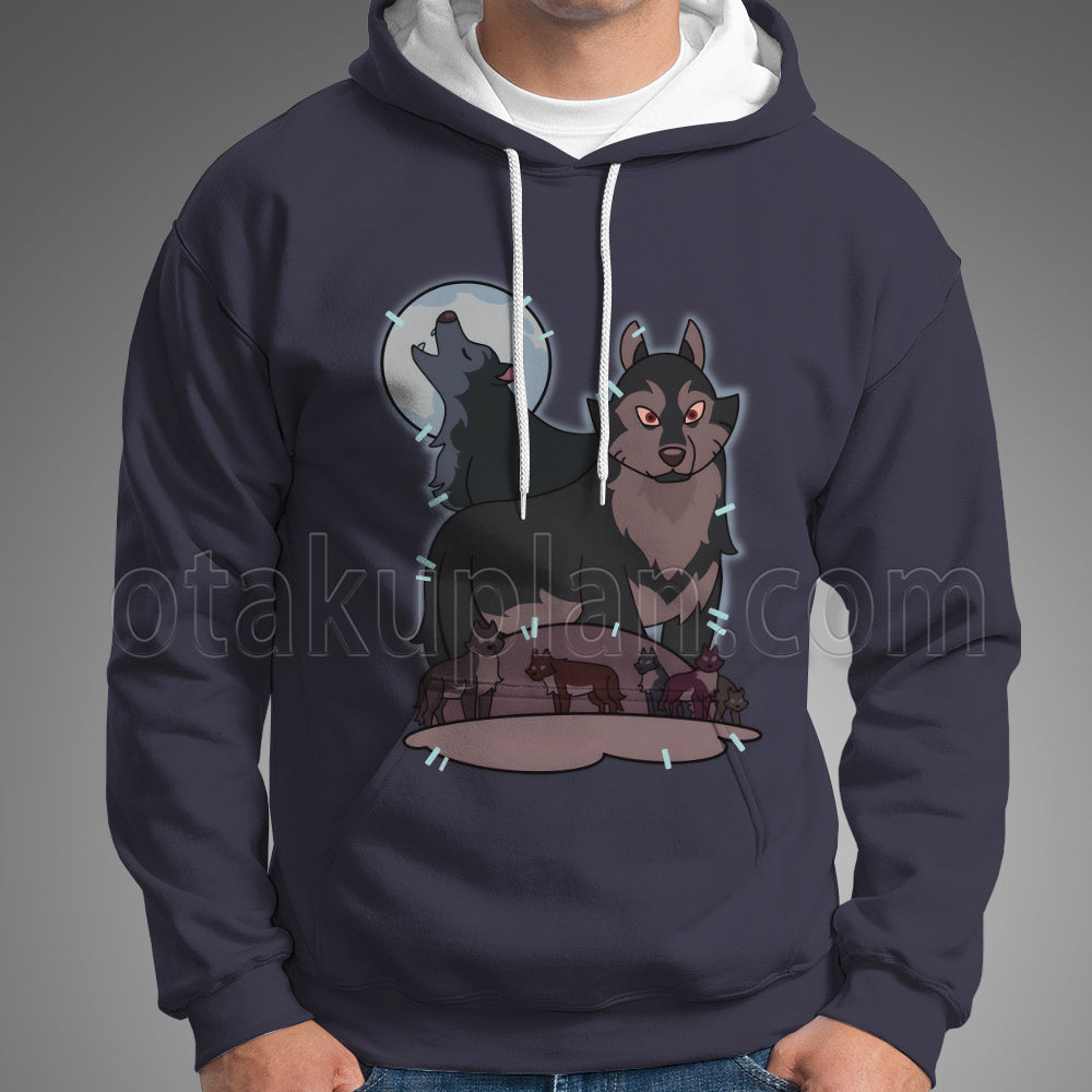 Owl Hunter Wolf Pattern Cosplay Hoodie
