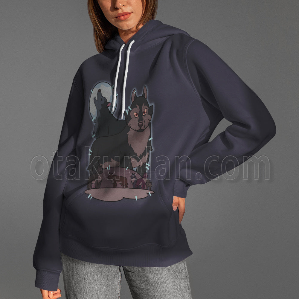 Owl Hunter Wolf Pattern Cosplay Hoodie