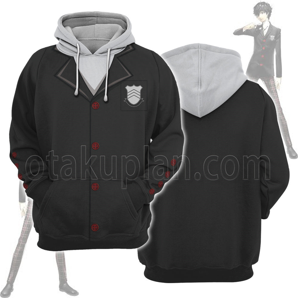 Persona 5 Amamiya Ren Suit Cosplay Hoodie