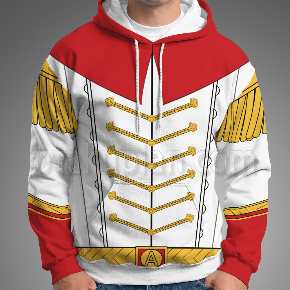 Persona 5 Crow Goro Akechi White Cosplay Hoodie