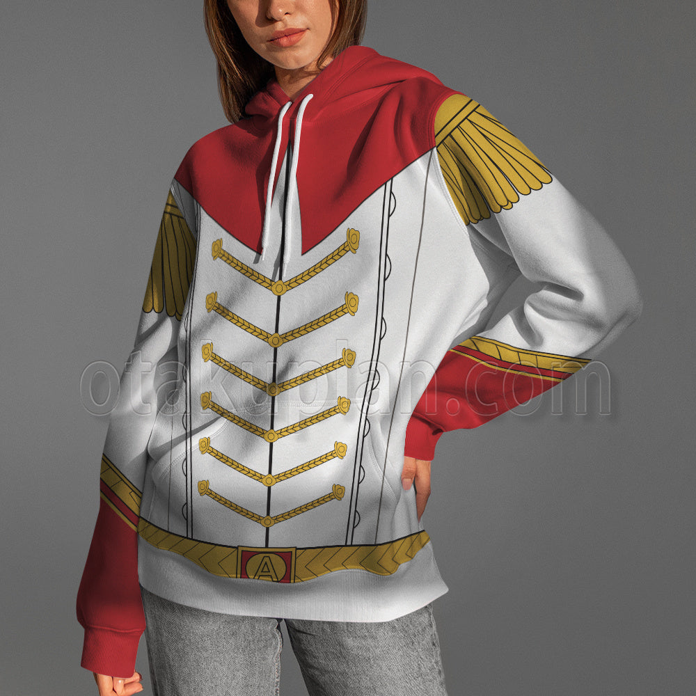 Persona 5 Crow Goro Akechi White Cosplay Hoodie