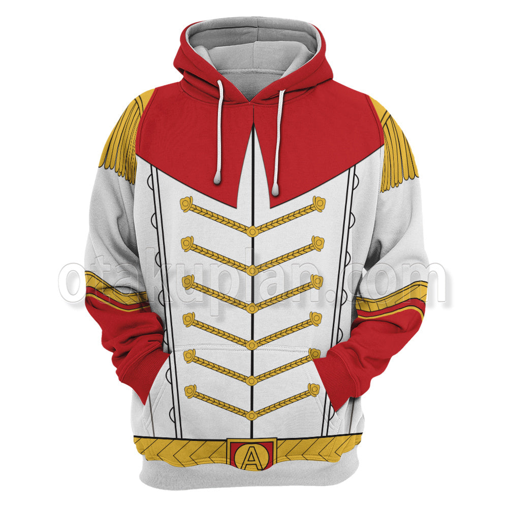 Persona 5 Crow Goro Akechi White Cosplay Hoodie