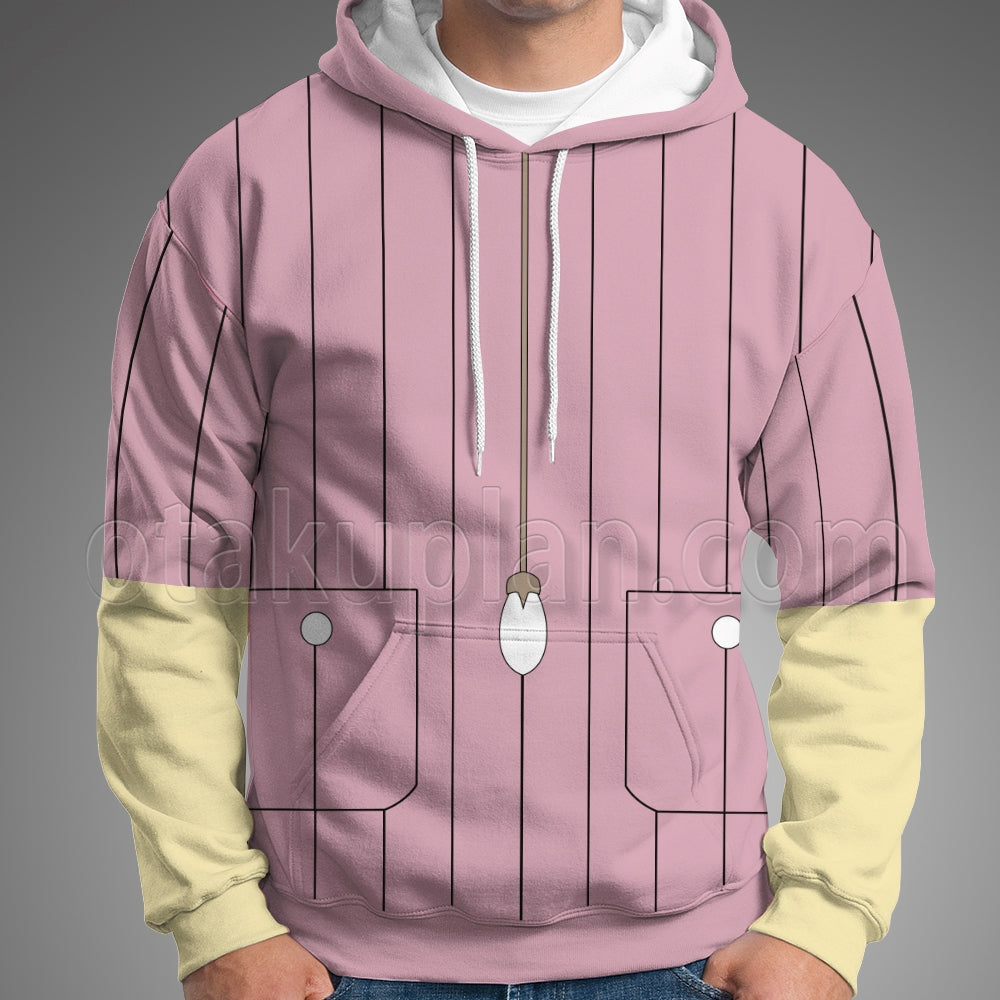 Persona 5 Haru Okumura Pink Cosplay Hoodie
