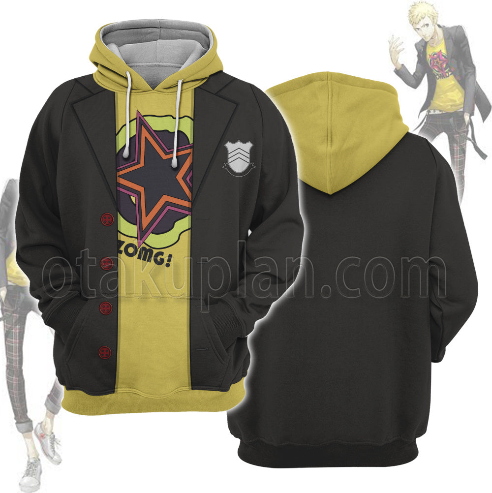 Persona 5 Sakamoto Ryuuji Star Clothes Cosplay Hoodie