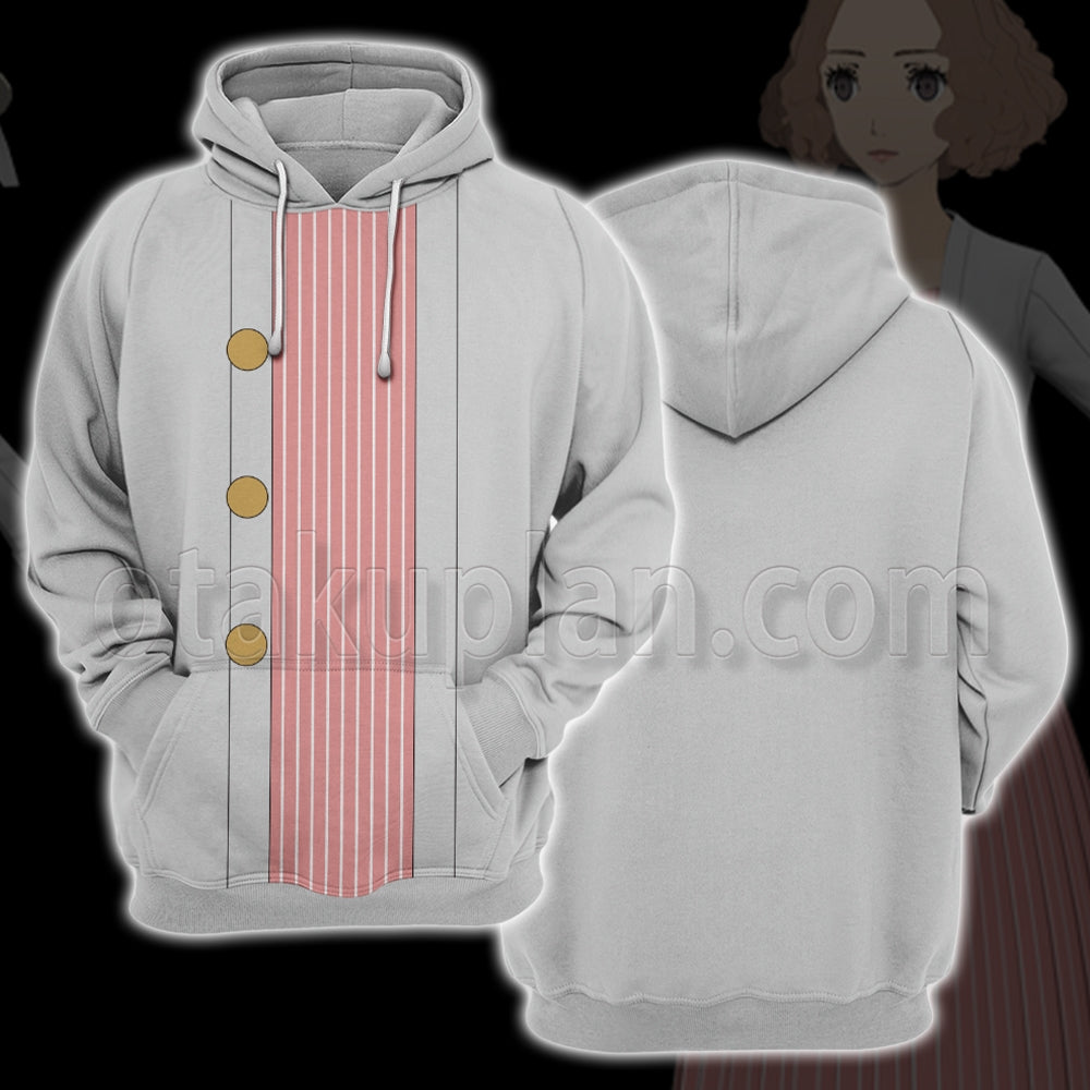 Persona 5 Scramble Haru Okumura Casual Cosplay Hoodie