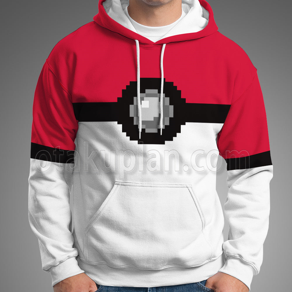 Pm Pokeball Red Cosplay Hoodie