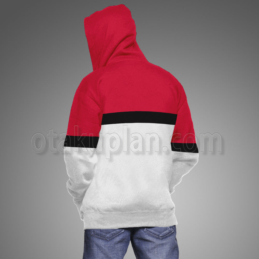 Pm Pokeball Red Cosplay Hoodie