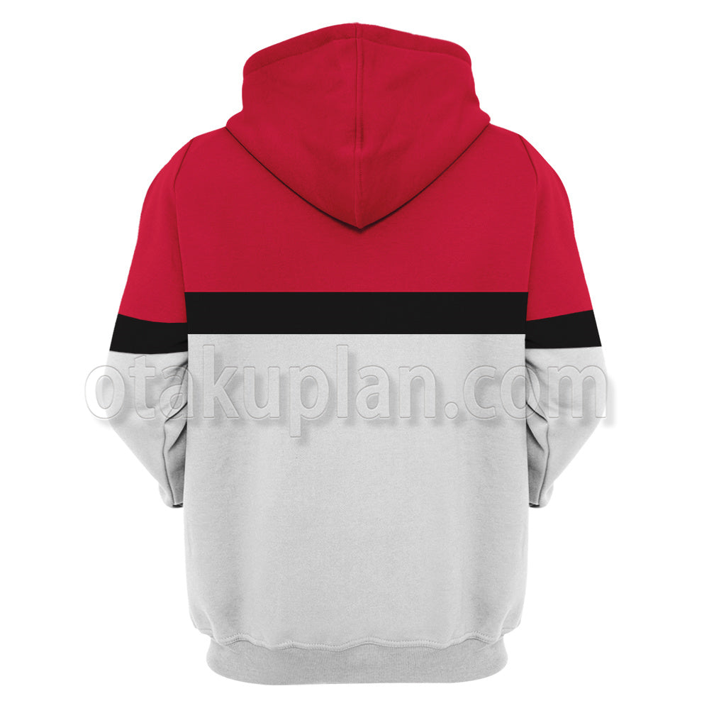 Pm Pokeball Red Cosplay Hoodie