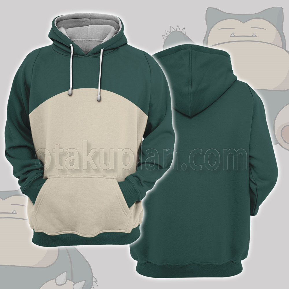 Pm Snorlax Green Cosplay Hoodie