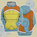 Pm Squirtle Face Cosplay Hoodie