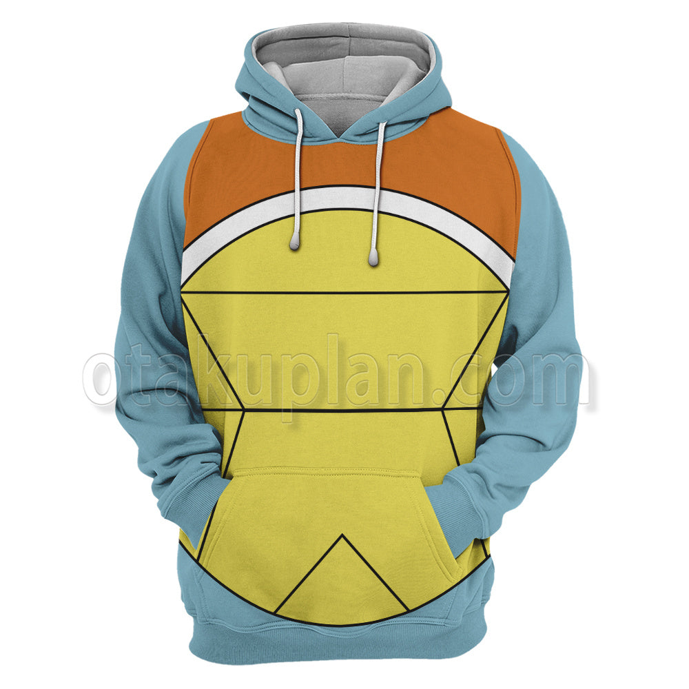 Pm Squirtle Face Cosplay Hoodie