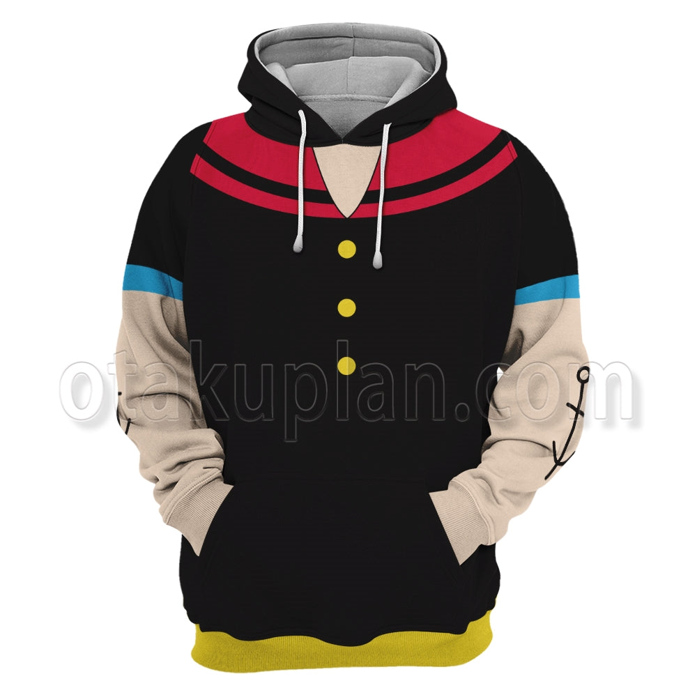 Popeye The Sailor Popeye Cosplay Hoodie