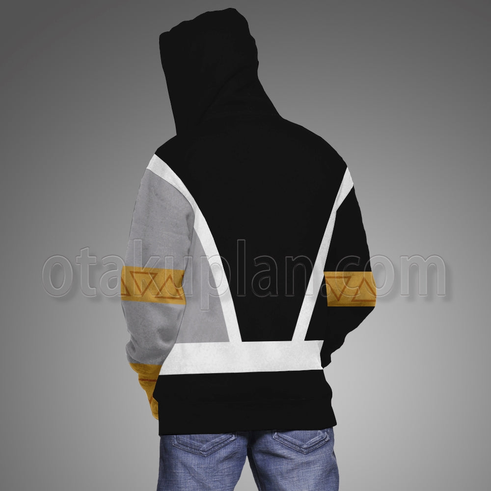 Power Rangers Dino Fury Black Ranger Cosplay Hoodie