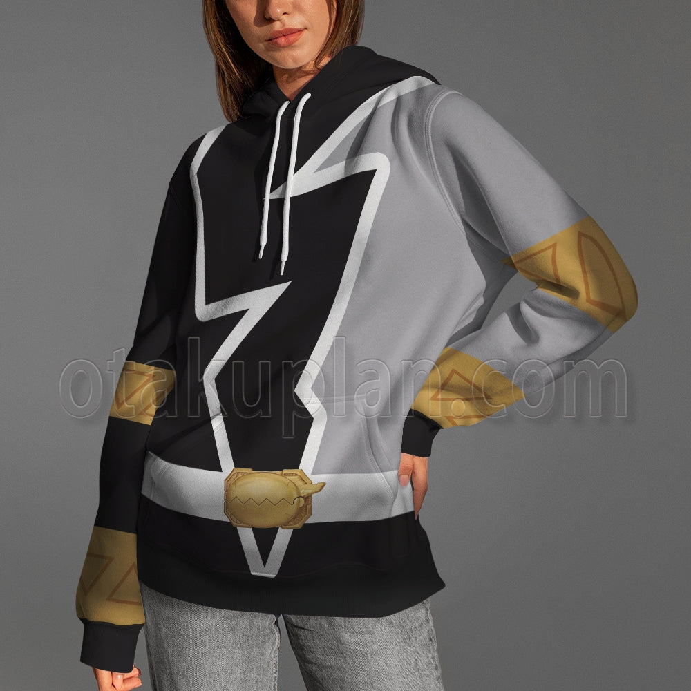 Power Rangers Dino Fury Black Ranger Cosplay Hoodie