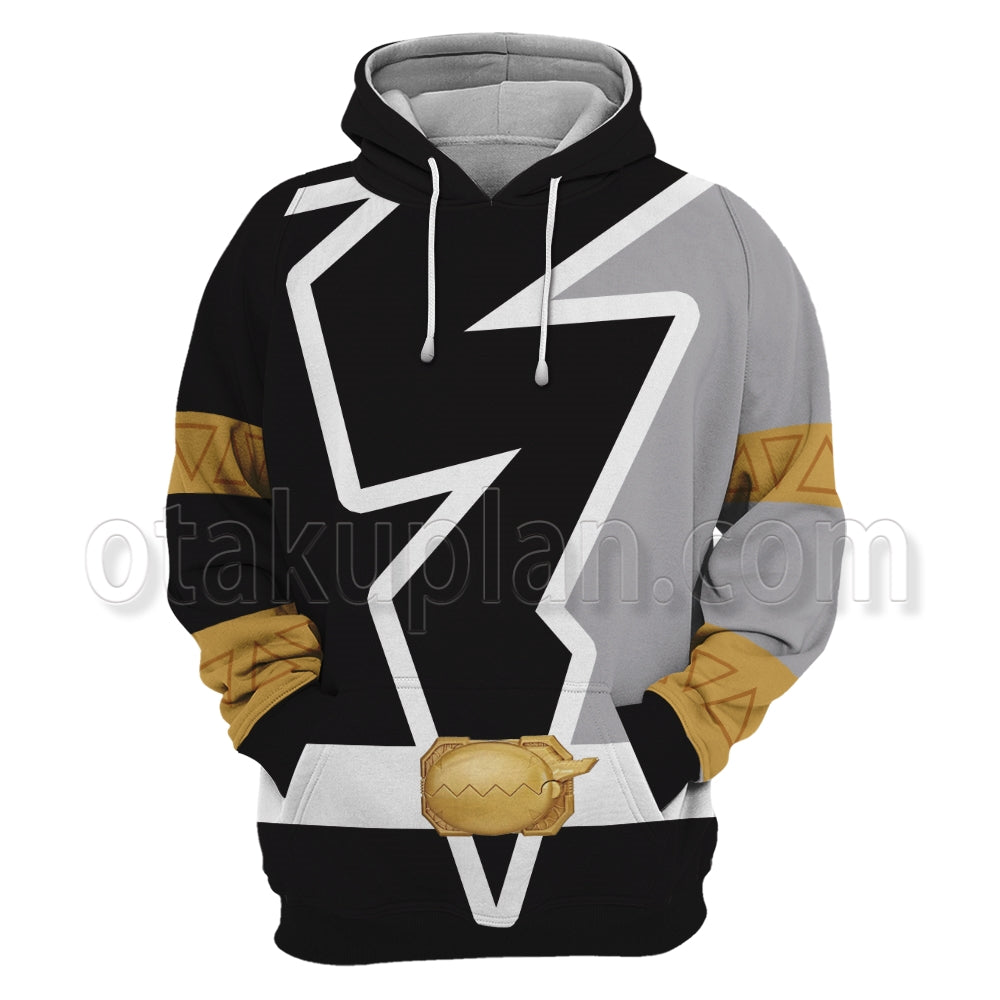 Power Rangers Dino Fury Black Ranger Cosplay Hoodie