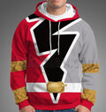 Power Rangers Dino Fury Red Ranger Cosplay Hoodie