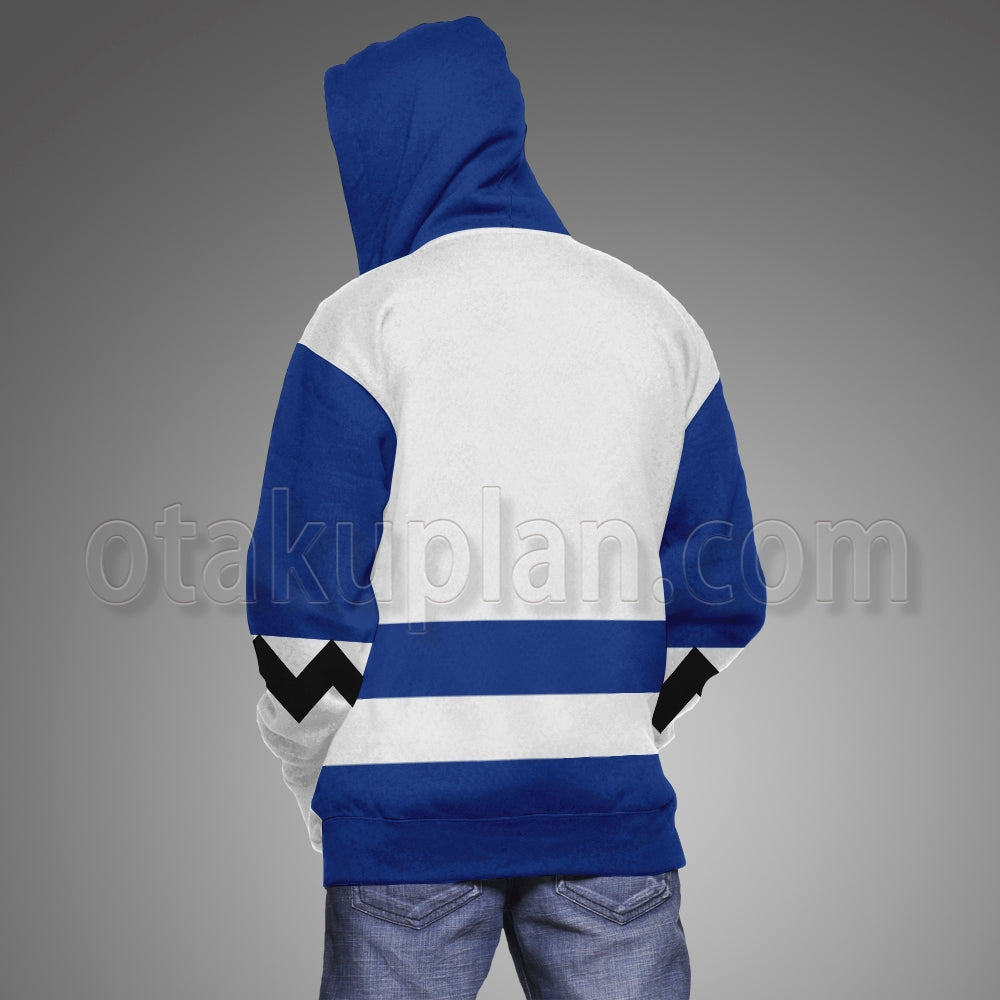 Power Rangers Lost Galaxy Episode Blue Cosplay Hoodie