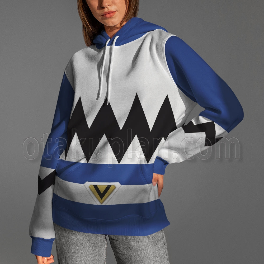 Power Rangers Lost Galaxy Episode Blue Cosplay Hoodie