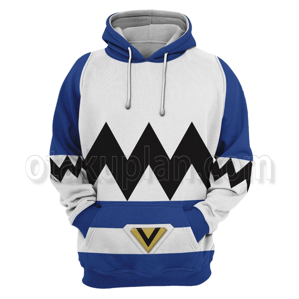 Power Rangers Lost Galaxy Episode Blue Cosplay Hoodie