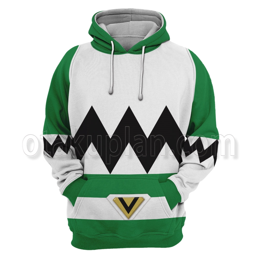 Power Rangers Lost Galaxy Episode Green Cosplay Hoodie