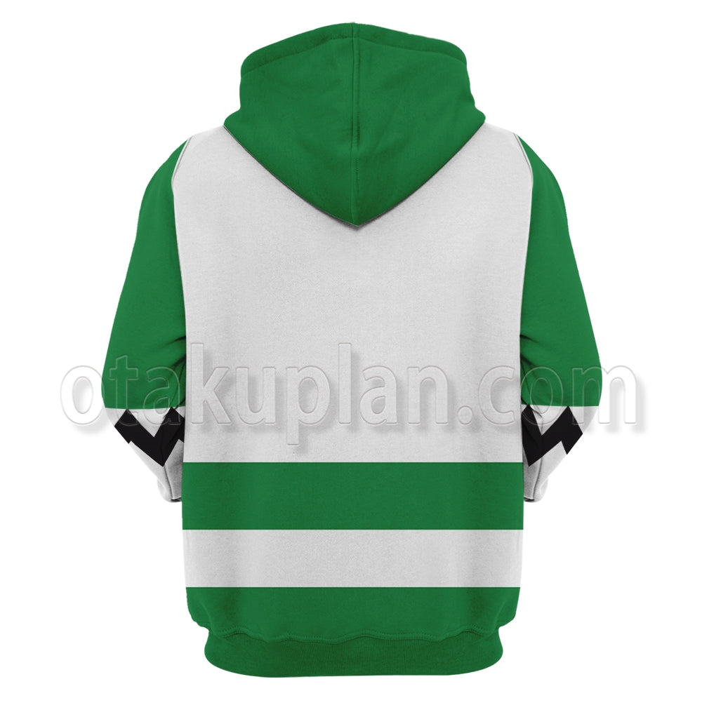 Power Rangers Lost Galaxy Episode Green Cosplay Hoodie