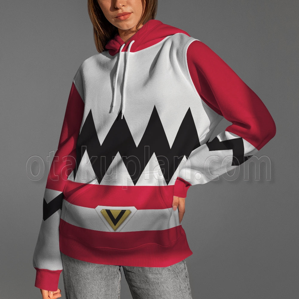 Power Rangers Lost Galaxy Episode Red Cosplay Hoodie