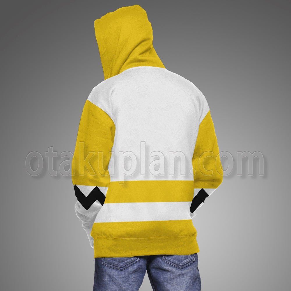 Power Rangers Lost Galaxy Episode Yellow Cosplay Hoodie