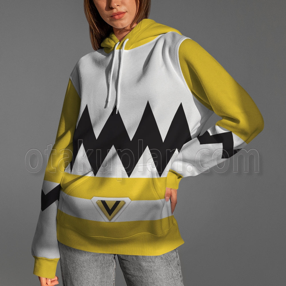Power Rangers Lost Galaxy Episode Yellow Cosplay Hoodie