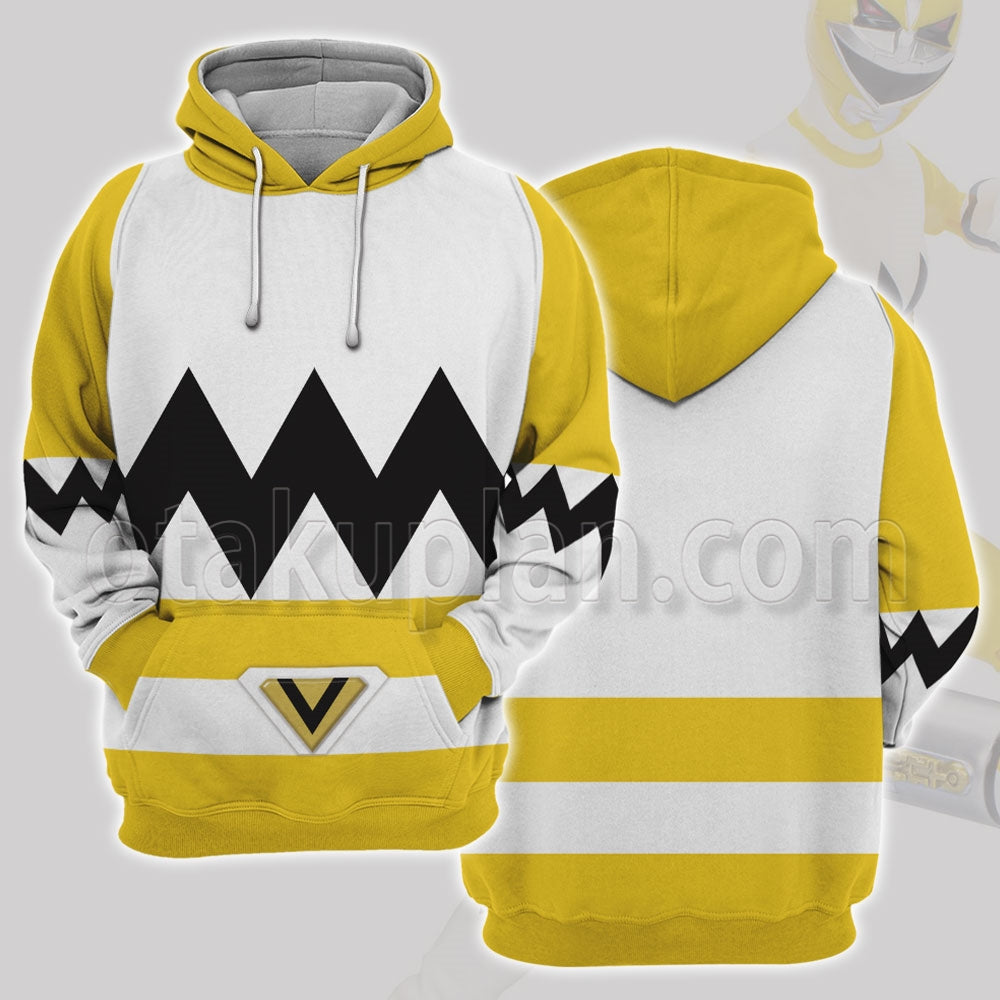 Power Rangers Lost Galaxy Episode Yellow Cosplay Hoodie