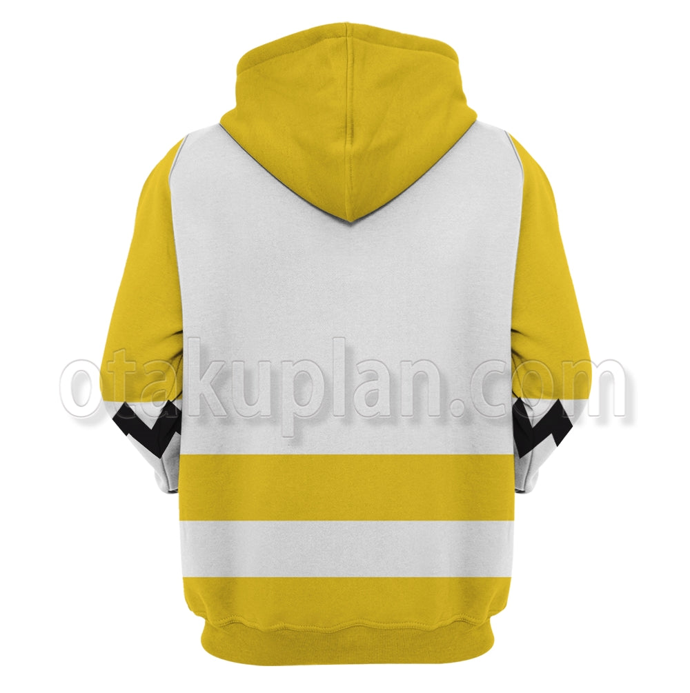 Power Rangers Lost Galaxy Episode Yellow Cosplay Hoodie